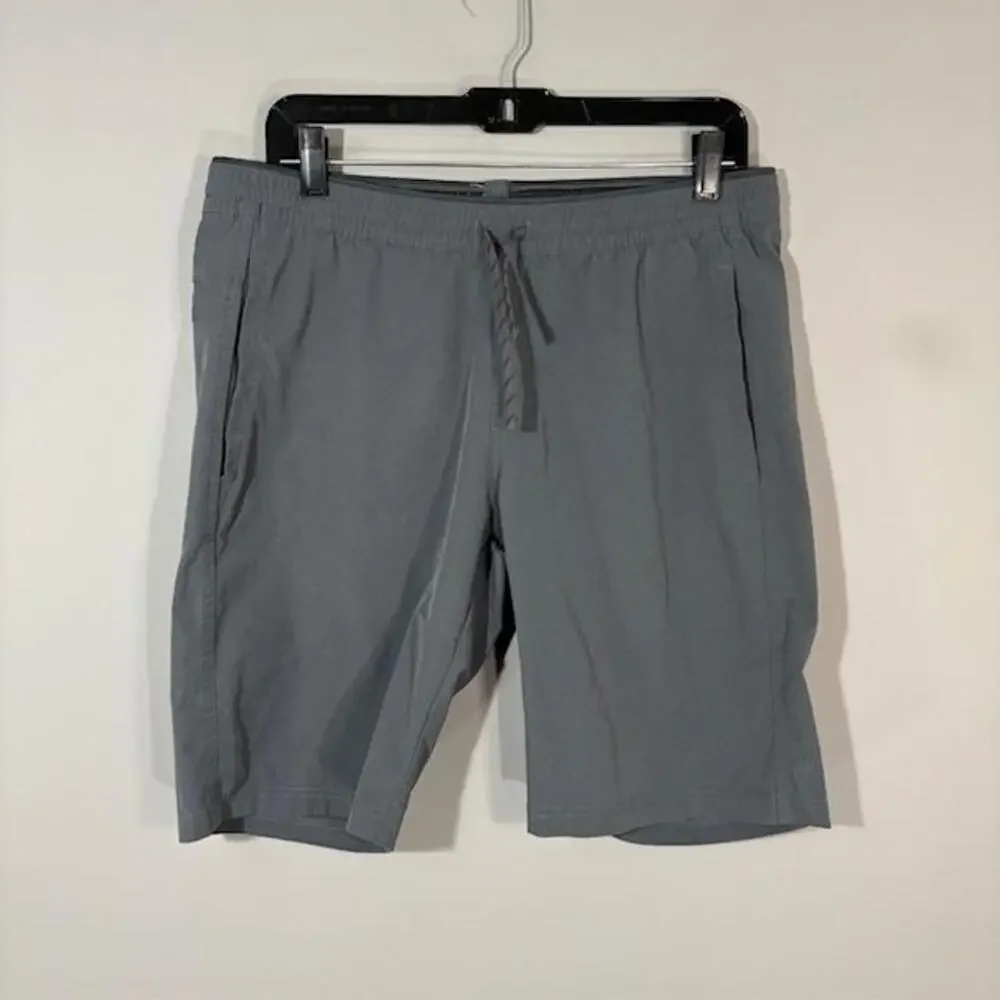 Kuhl Shorts Mens Medium Gray 10 Inseam Chino Elastic Waist Stretch 5257